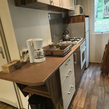 Campingplatz Mobil-home 426 L'ecrin Des Sources Nages